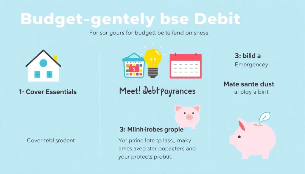 Budgeting while Managing Debt: A Beginner’s Strategy - иллюстрация