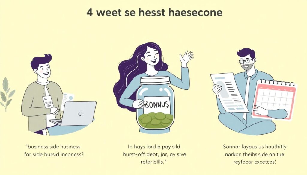 Budgeting for a Side Hustle: Handling Extra Income - иллюстрация