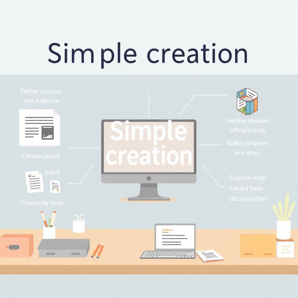 How to create a simple project step by step for beginners
