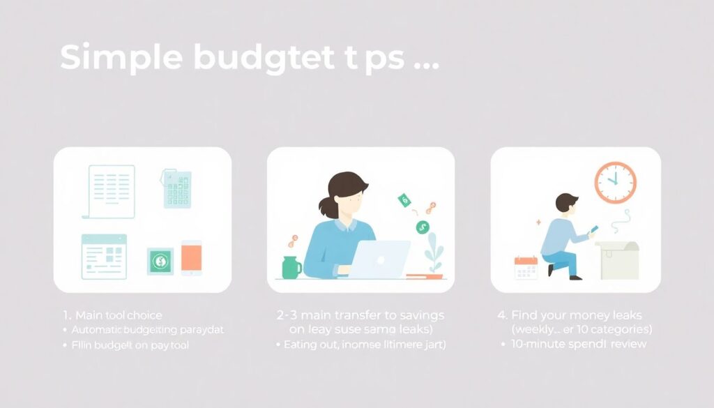 Practical Budgeting Tips for Busy Beginners - иллюстрация