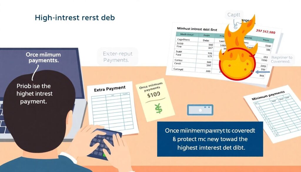 A Beginner’s Guide to Budgeting for High-Interest Debt - иллюстрация