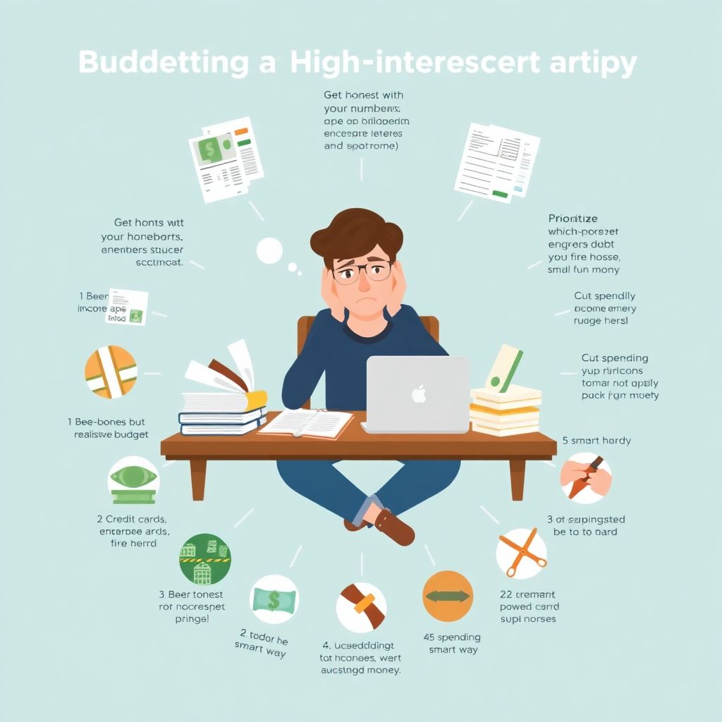 Beginner’s guide to budgeting for high-interest debt and paying it off