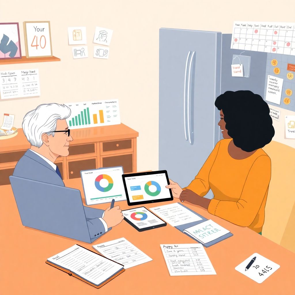 Beginner’s guide to budgeting in your 40s to secure long‑term financial stability