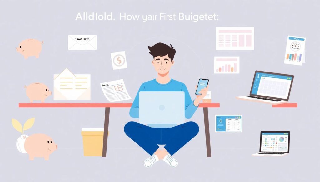 How to Build Your First Budget: A Step-by-Step Guide for Total Beginners - иллюстрация