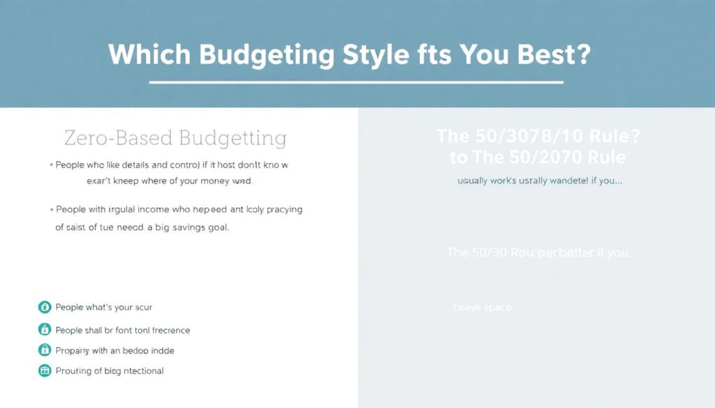 Zero-Based vs 50/30/20: Which Budgeting Method Fits Your Lifestyle? - иллюстрация