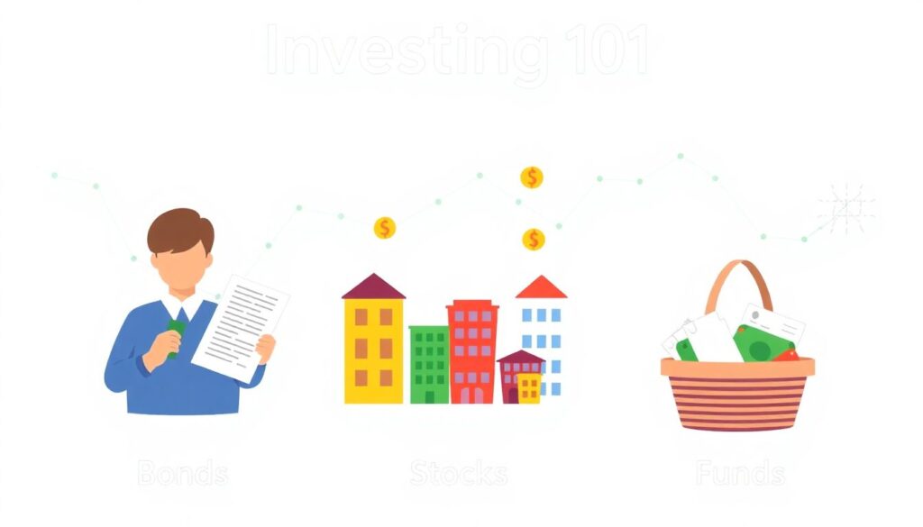 Investing 101: Understanding Stocks, Bonds, and Funds Without the Jargon - иллюстрация