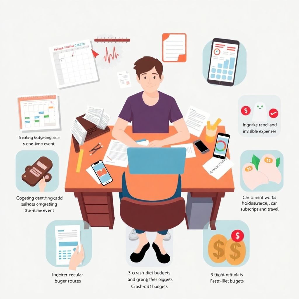 Common budgeting mistakes for newbies and how to fix them