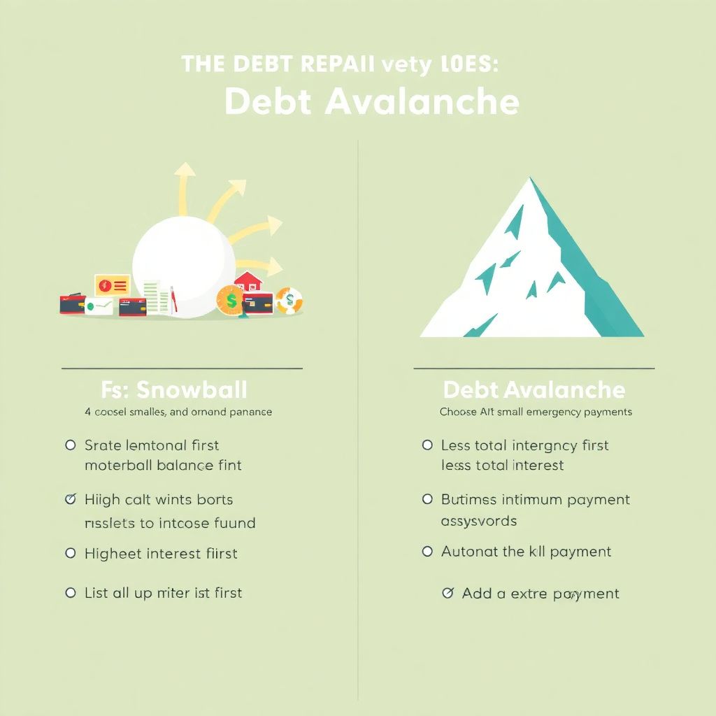 Snowball vs.. Avalanche method: simple ways to pay off debt faster